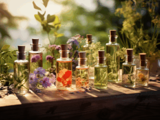 Foto des Dreiländereck-Grenzsteins bei Sonnenaufgang.